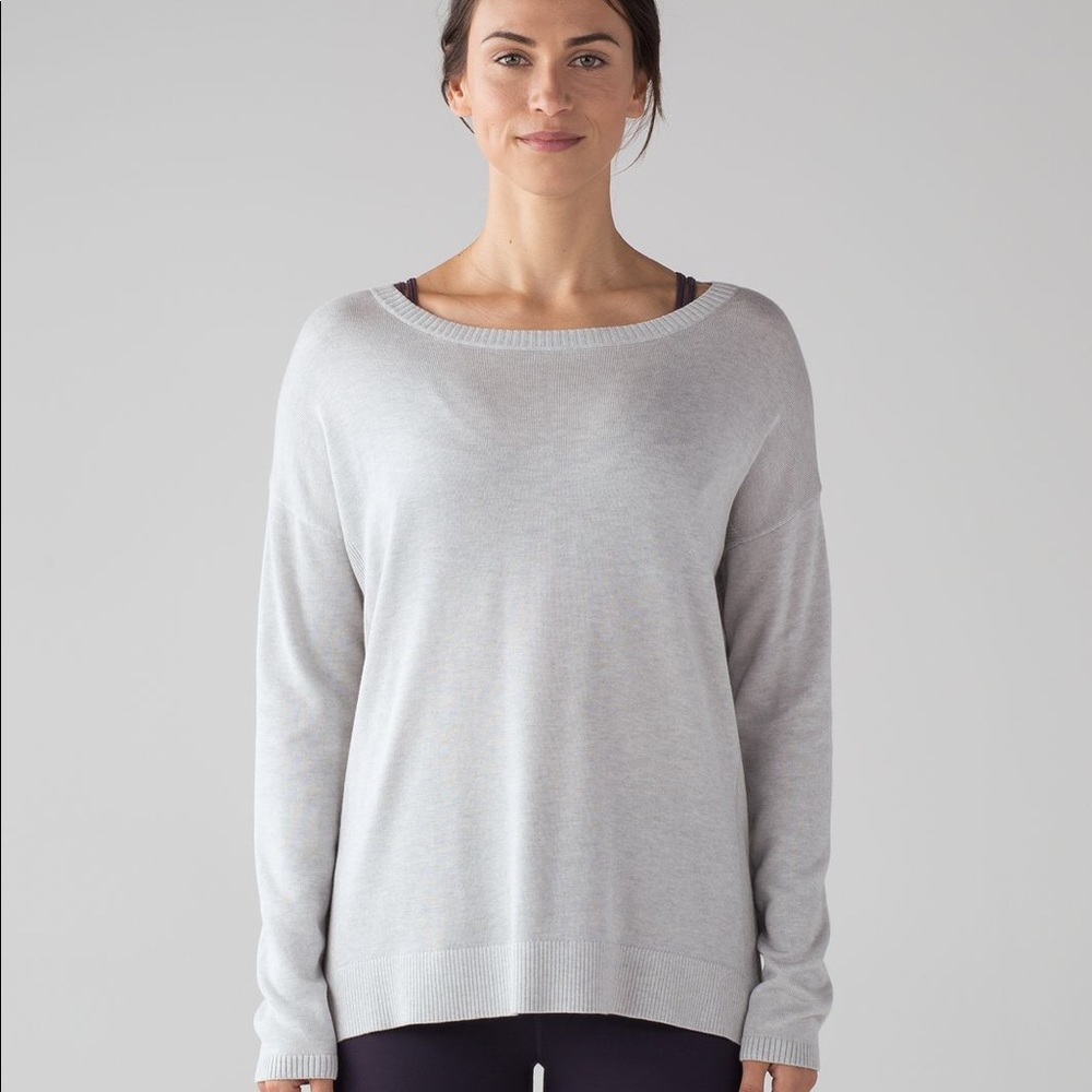 Lululemon Well Being Sweater Cashmere & Tencel